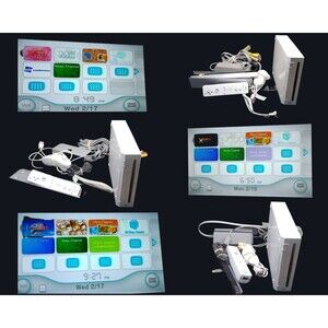 🎮 NINTENDO WII RVL-001 GAMECUBE COMPATIBLE COMPLETE TESTED‎ 🎮 (SH)